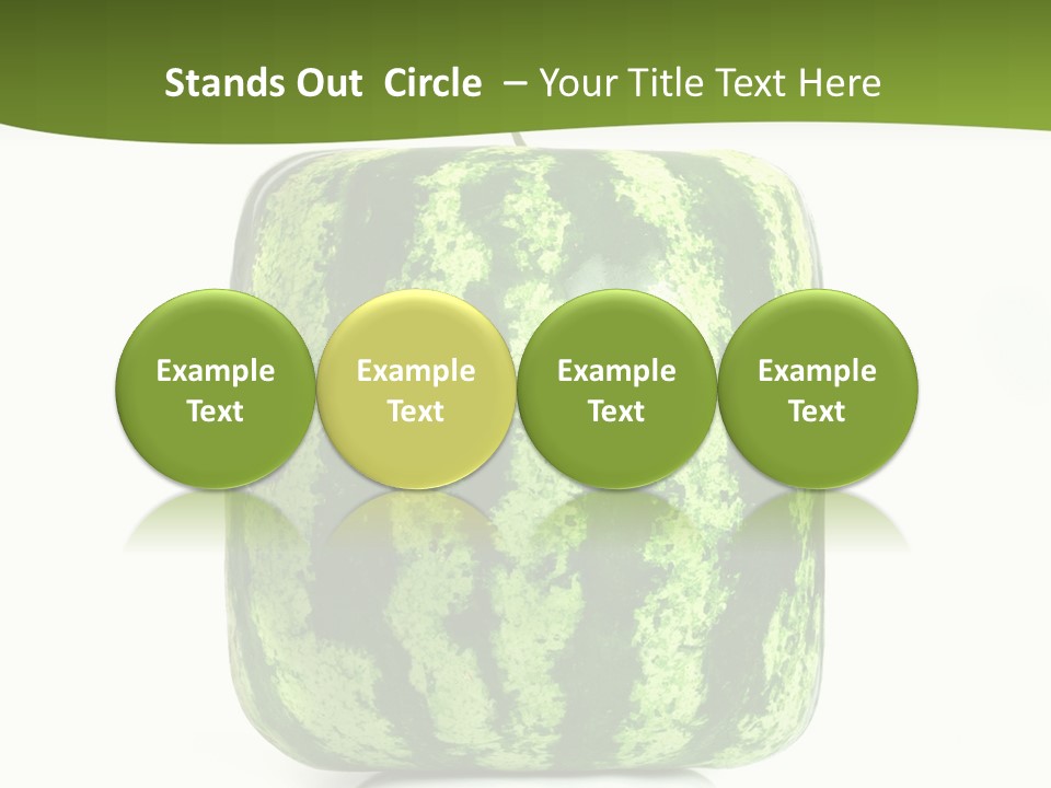 Vitamin Circle Snack PowerPoint Template