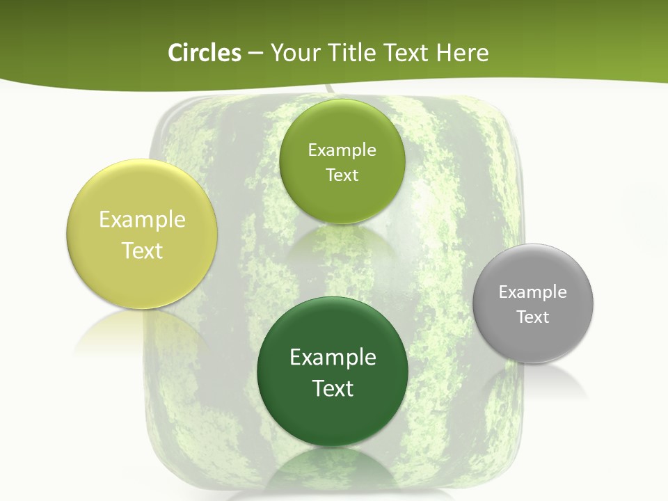 Vitamin Circle Snack PowerPoint Template