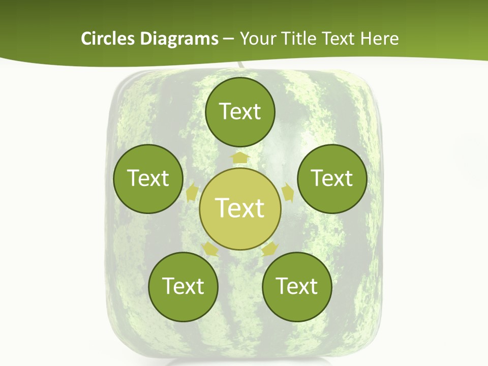 Vitamin Circle Snack PowerPoint Template