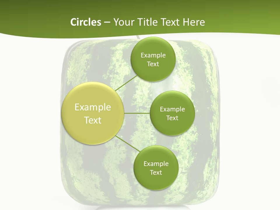 Vitamin Circle Snack PowerPoint Template