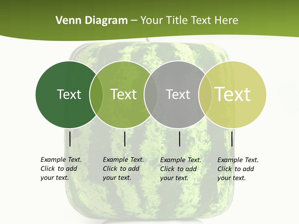 Vitamin Circle Snack PowerPoint Template