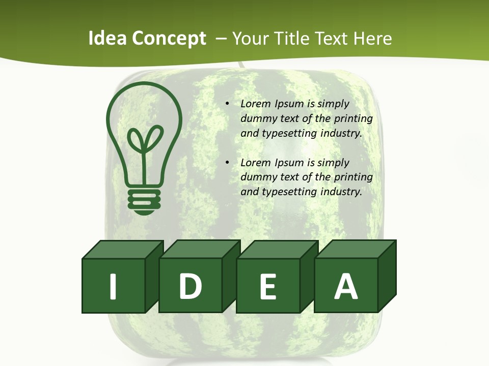 Vitamin Circle Snack PowerPoint Template