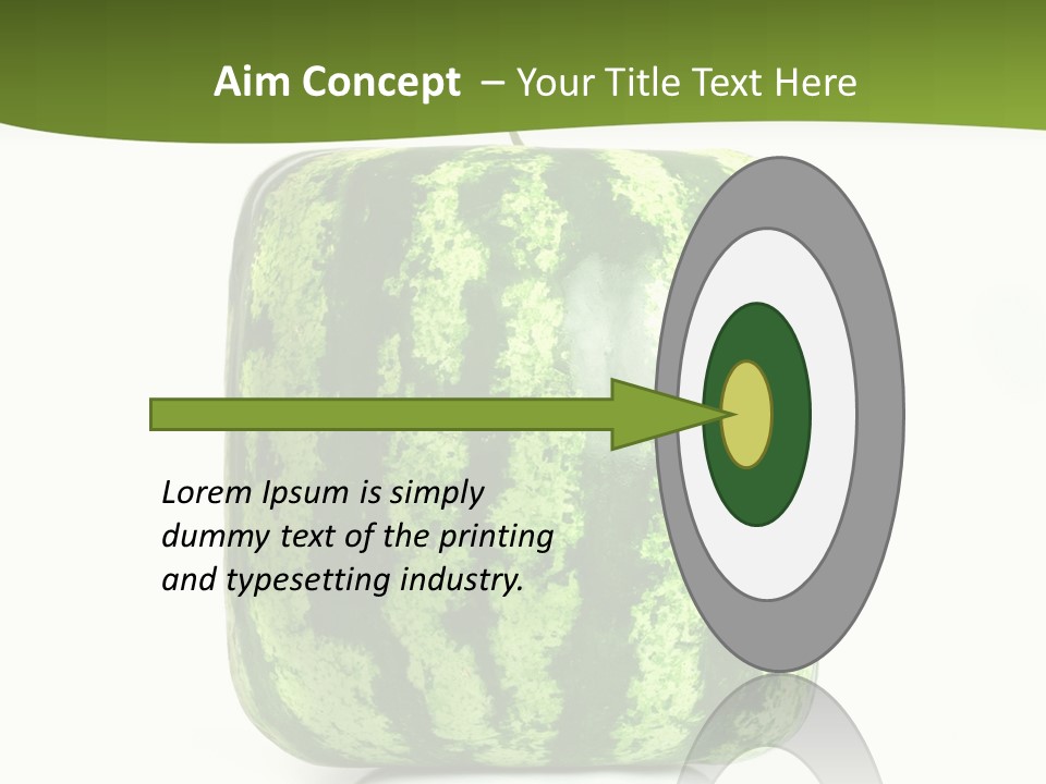 Vitamin Circle Snack PowerPoint Template