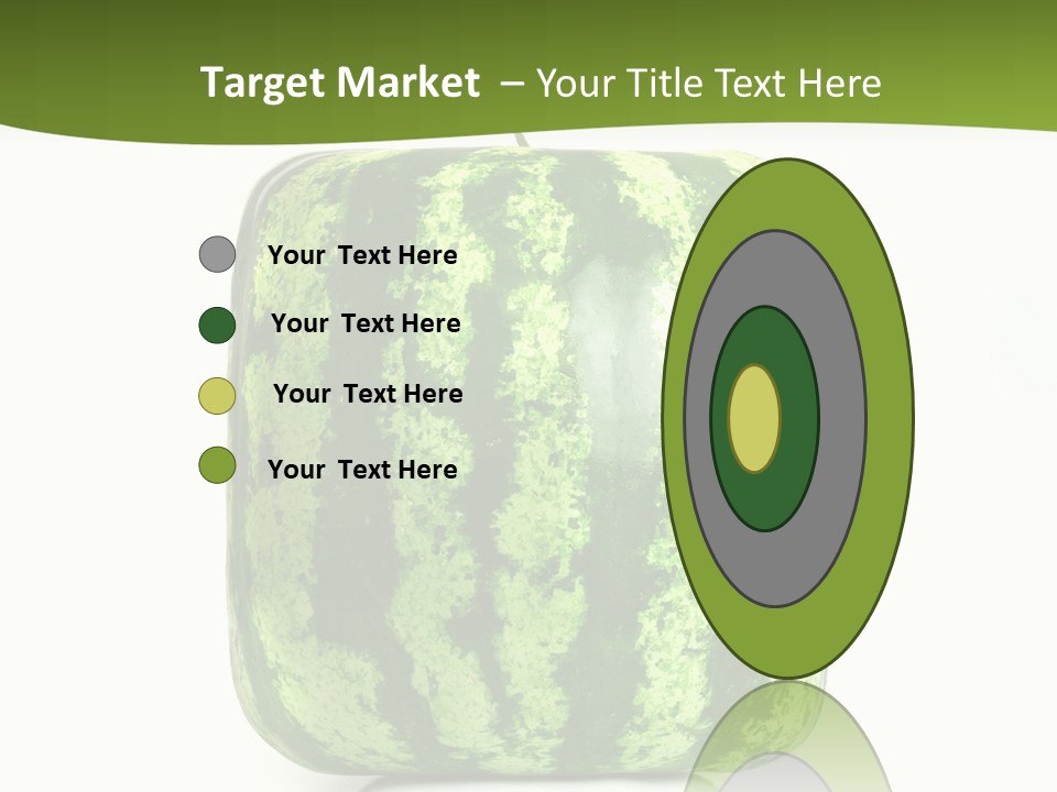 Vitamin Circle Snack PowerPoint Template