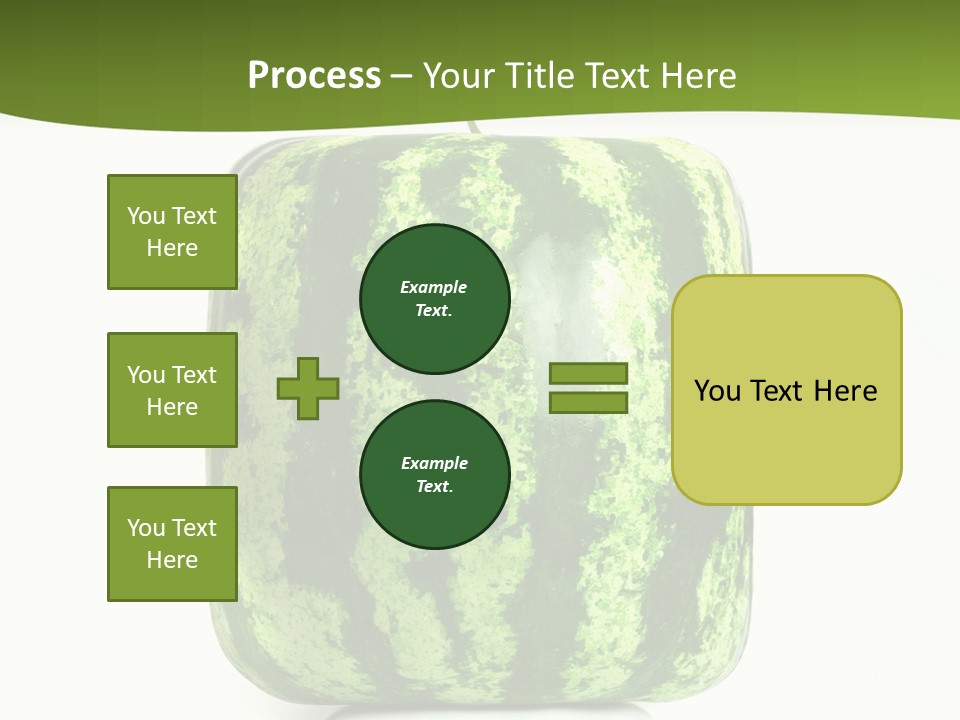 Vitamin Circle Snack PowerPoint Template