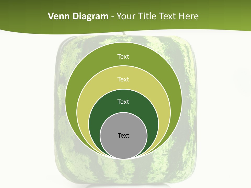 Vitamin Circle Snack PowerPoint Template