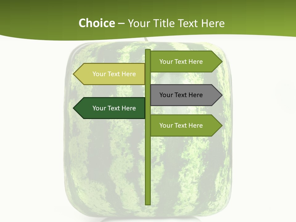 Vitamin Circle Snack PowerPoint Template