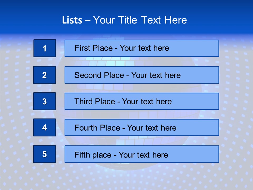 Retro Reflection Club PowerPoint Template