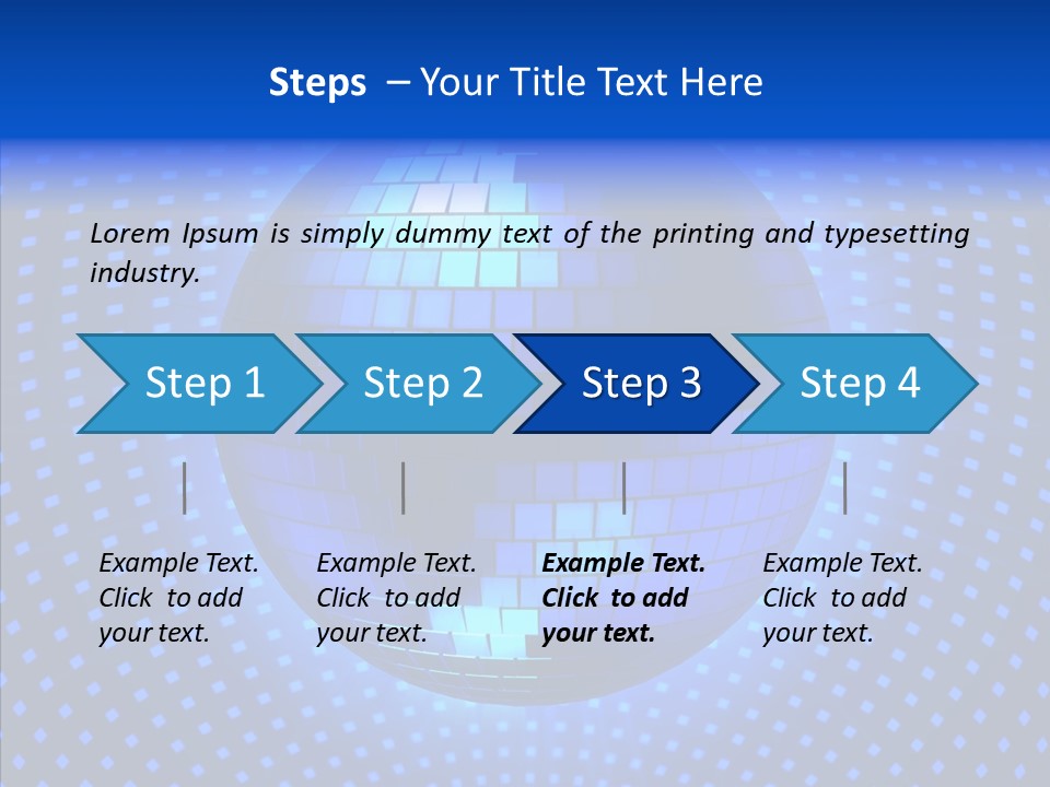 Retro Reflection Club PowerPoint Template