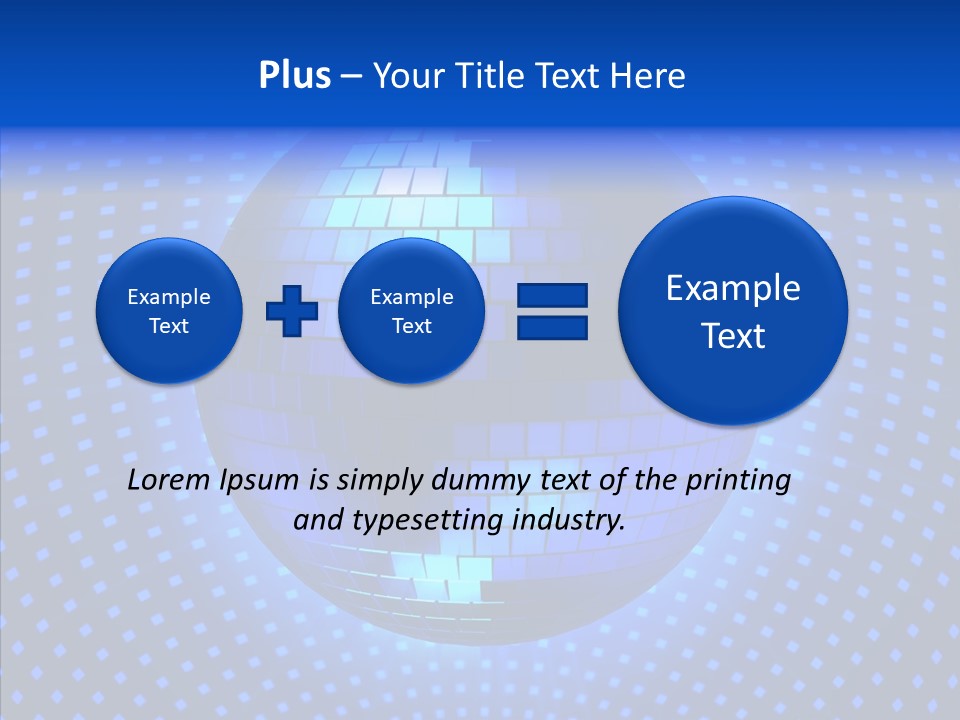 Retro Reflection Club PowerPoint Template