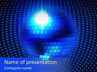 Spotlight Mirrored Light PowerPoint Template