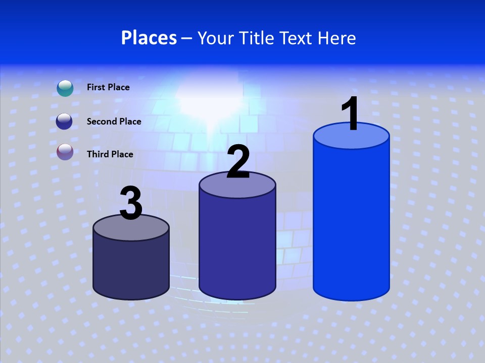 Spotlight Mirrored Light PowerPoint Template