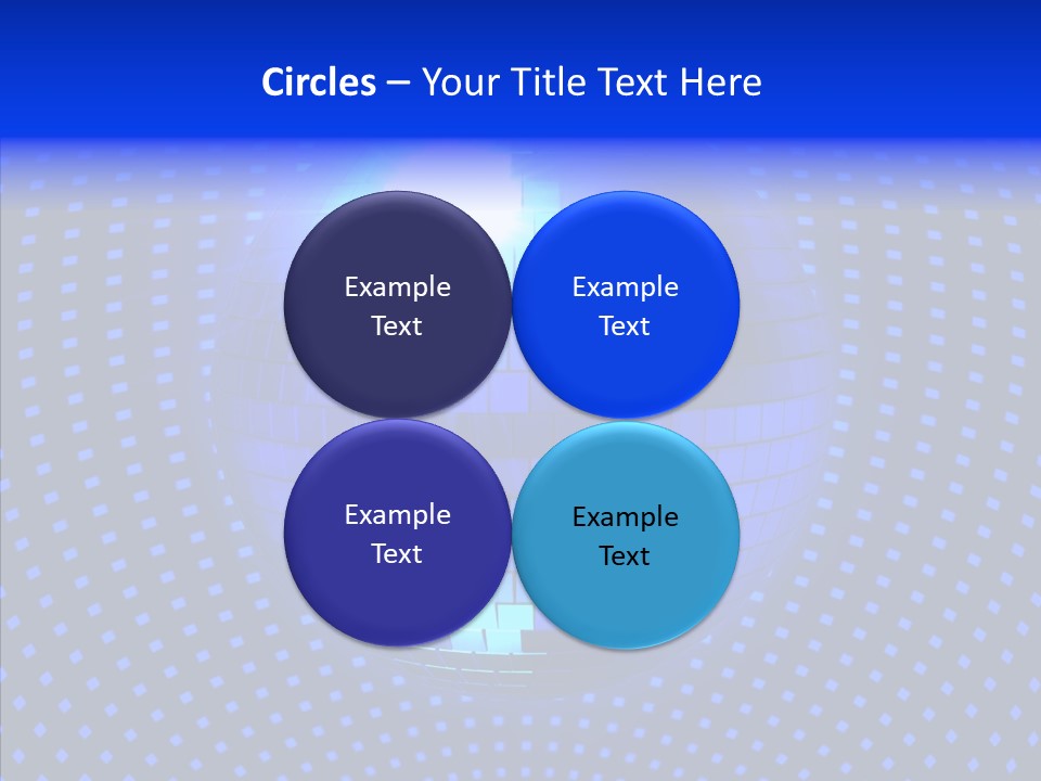 Spotlight Mirrored Light PowerPoint Template