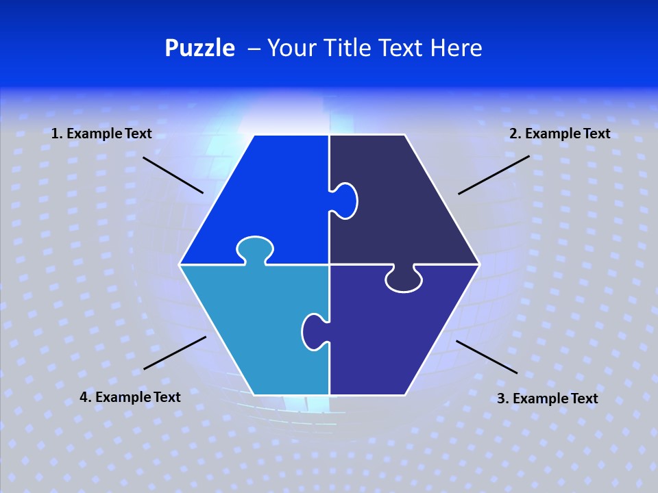Spotlight Mirrored Light PowerPoint Template