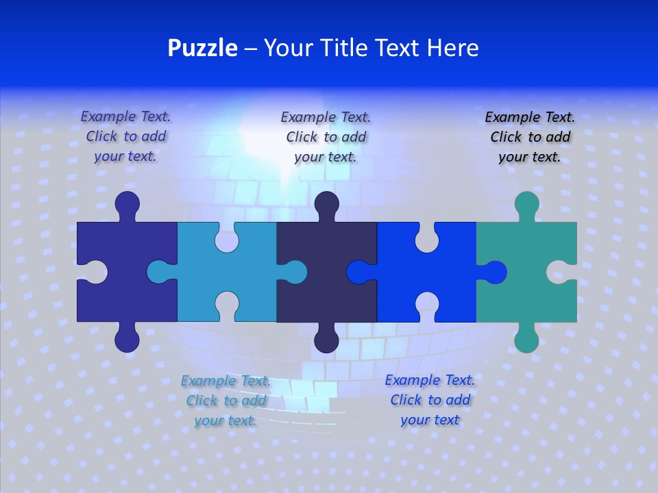 Spotlight Mirrored Light PowerPoint Template