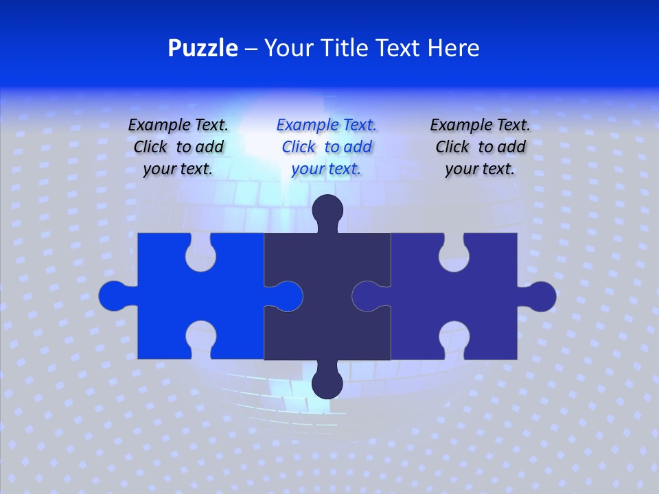 Spotlight Mirrored Light PowerPoint Template