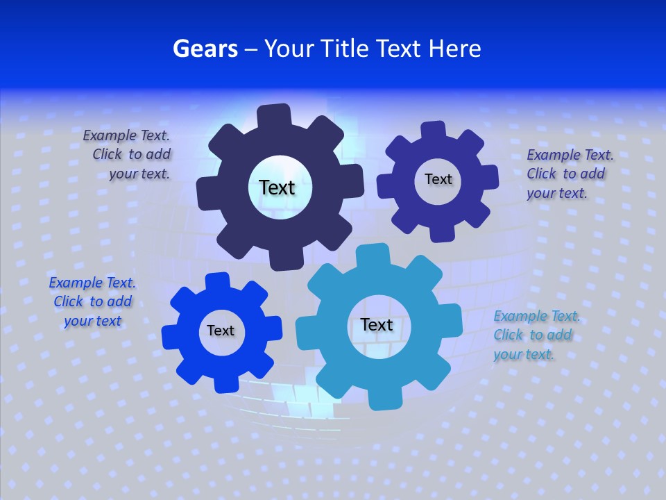 Spotlight Mirrored Light PowerPoint Template