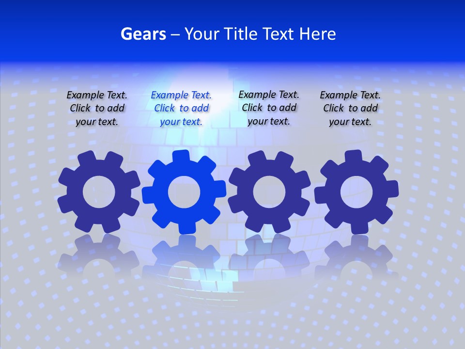 Spotlight Mirrored Light PowerPoint Template