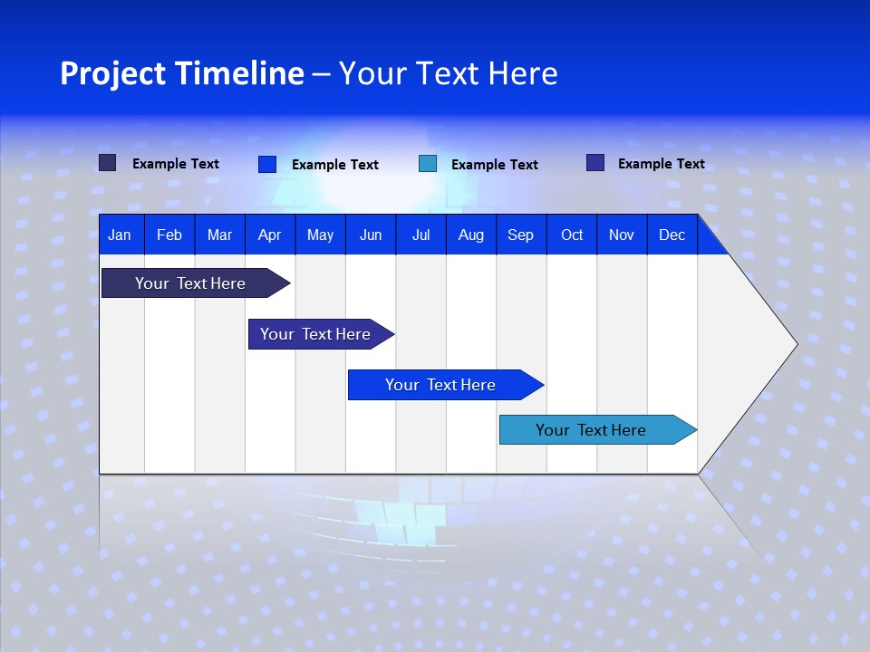 Spotlight Mirrored Light PowerPoint Template