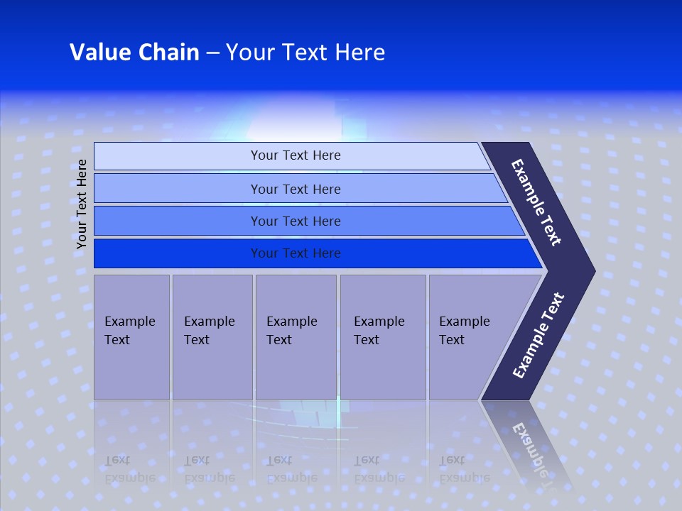 Spotlight Mirrored Light PowerPoint Template