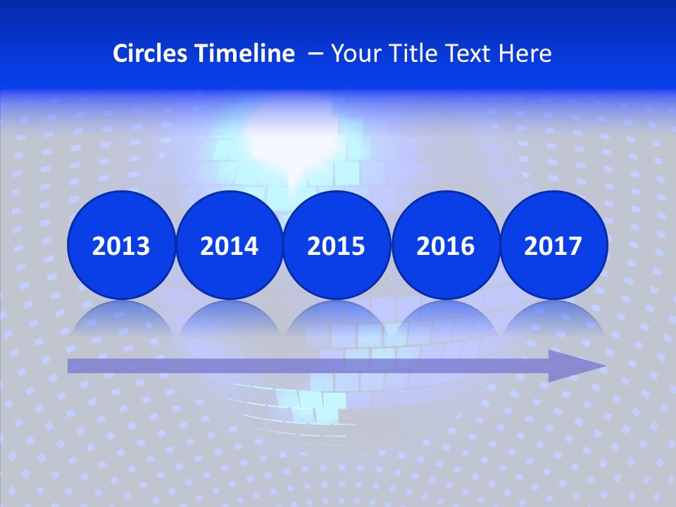 Spotlight Mirrored Light PowerPoint Template
