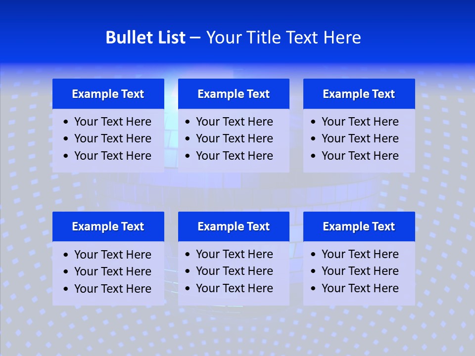 Spotlight Mirrored Light PowerPoint Template