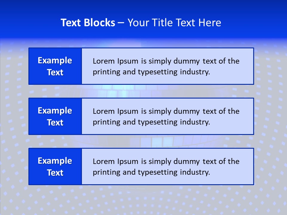 Spotlight Mirrored Light PowerPoint Template