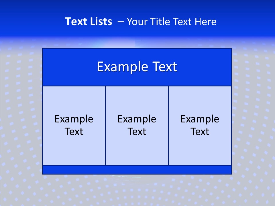 Spotlight Mirrored Light PowerPoint Template