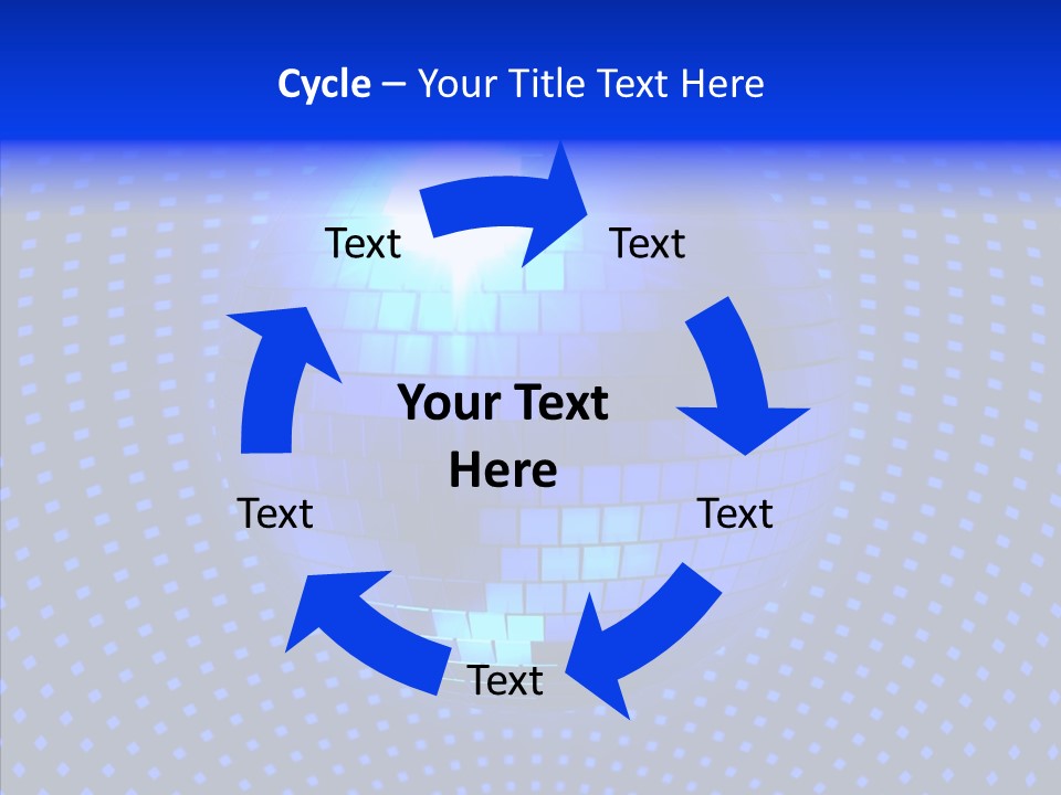 Spotlight Mirrored Light PowerPoint Template