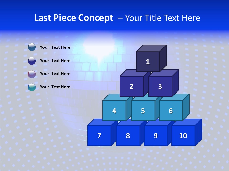 Spotlight Mirrored Light PowerPoint Template