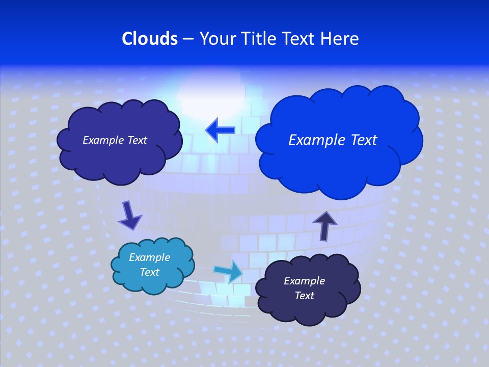 Spotlight Mirrored Light PowerPoint Template