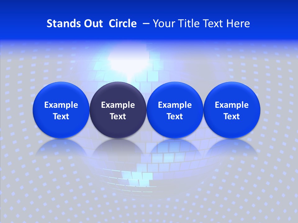 Spotlight Mirrored Light PowerPoint Template