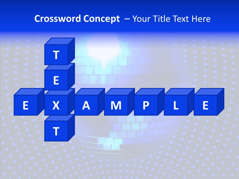 Spotlight Mirrored Light PowerPoint Template