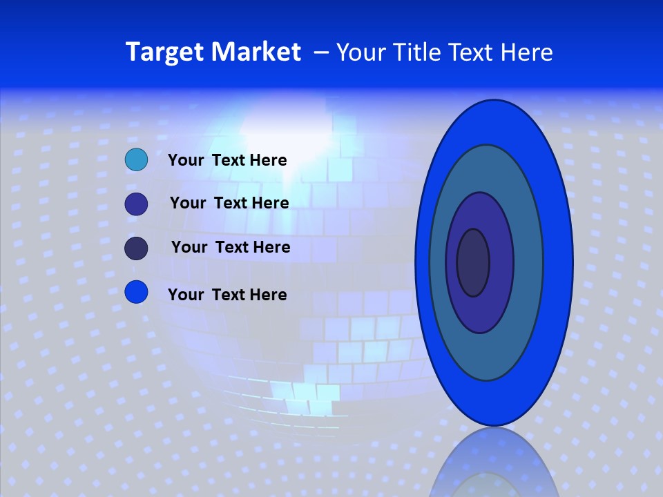 Spotlight Mirrored Light PowerPoint Template