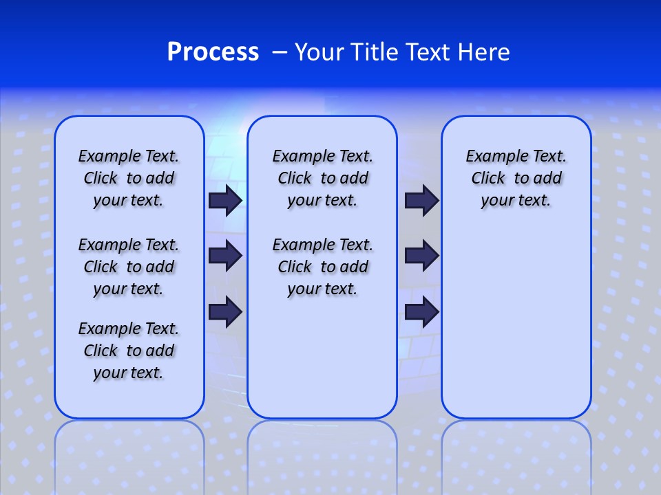 Spotlight Mirrored Light PowerPoint Template