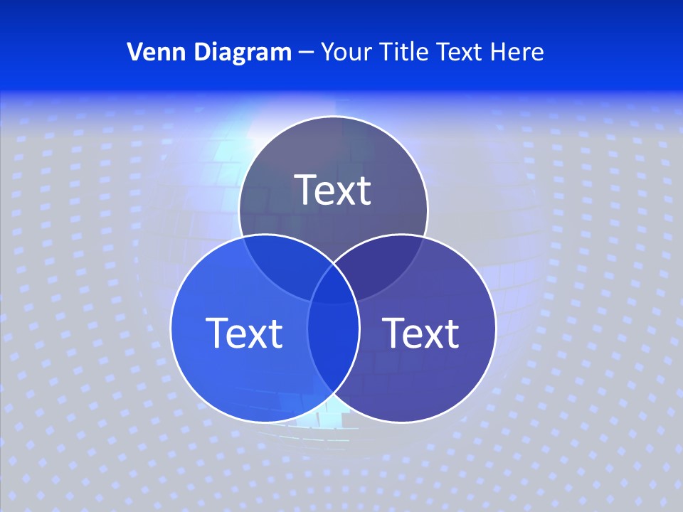 Spotlight Mirrored Light PowerPoint Template