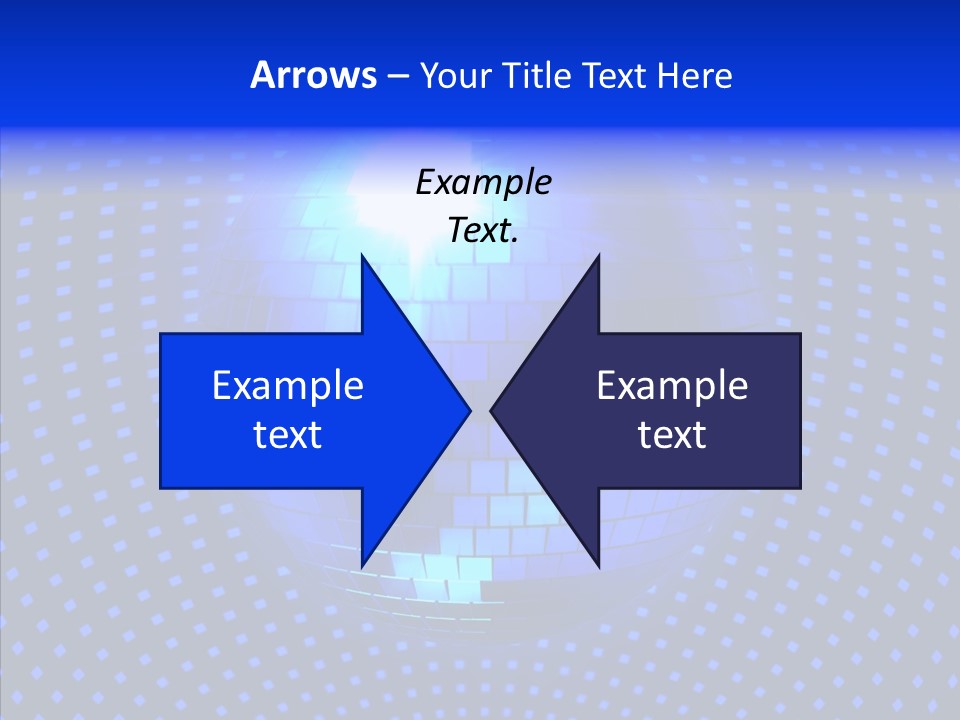 Spotlight Mirrored Light PowerPoint Template