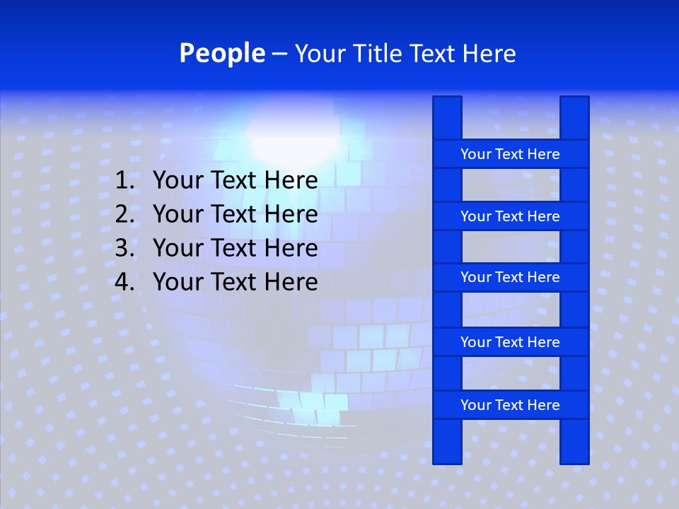 Spotlight Mirrored Light PowerPoint Template