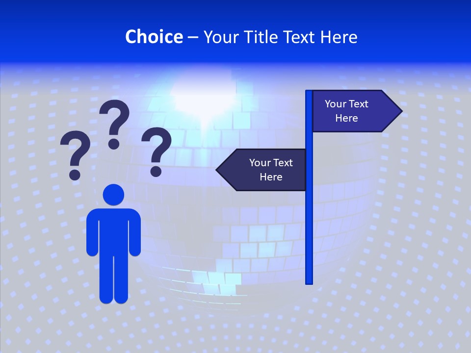 Spotlight Mirrored Light PowerPoint Template