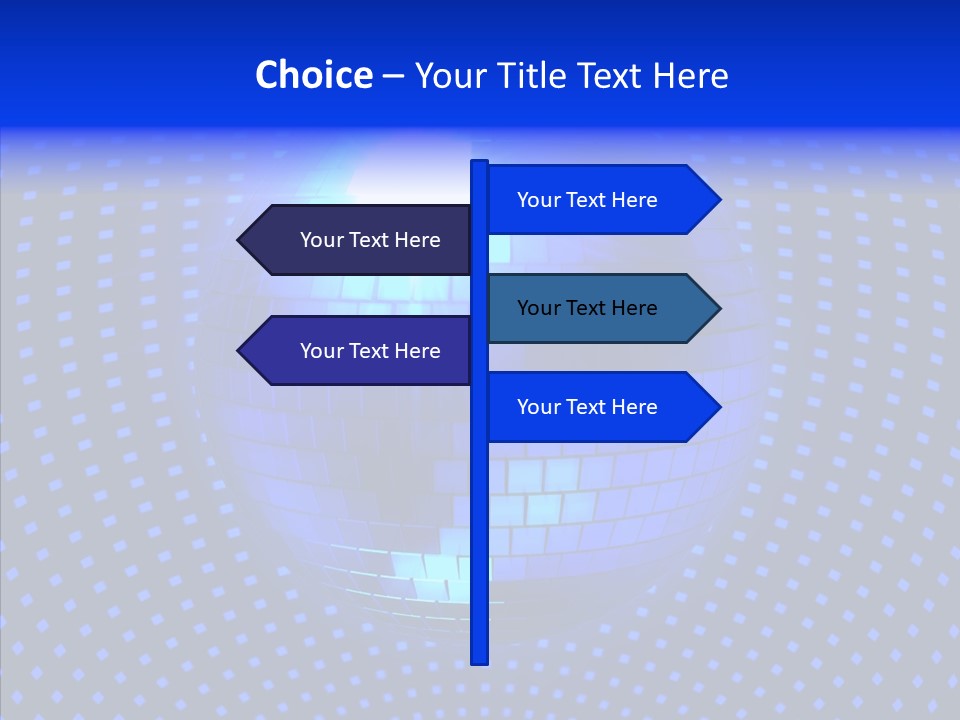 Spotlight Mirrored Light PowerPoint Template