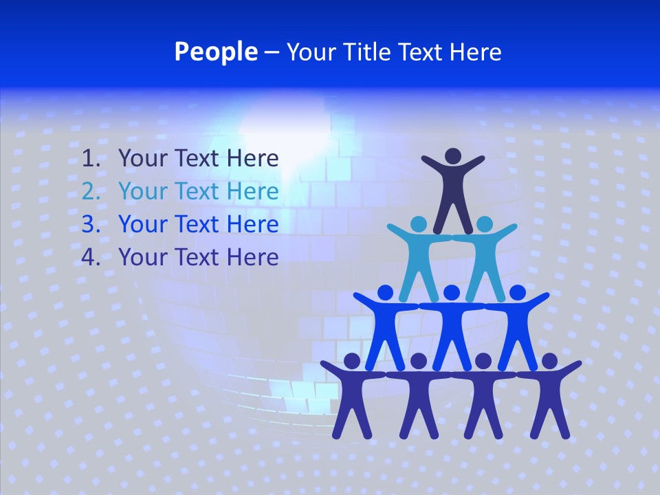 Spotlight Mirrored Light PowerPoint Template