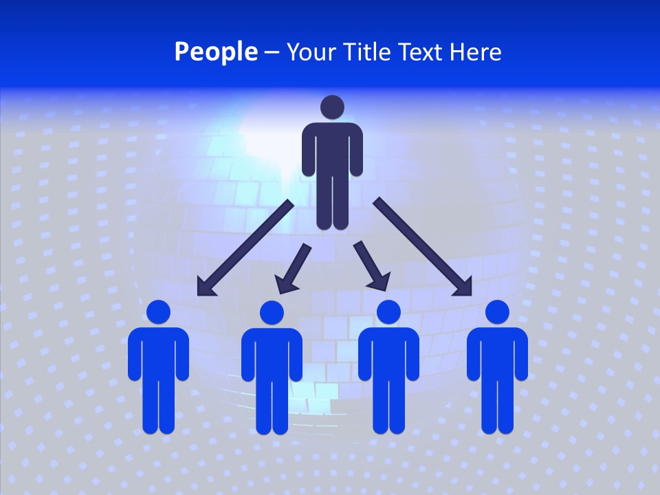 Spotlight Mirrored Light PowerPoint Template