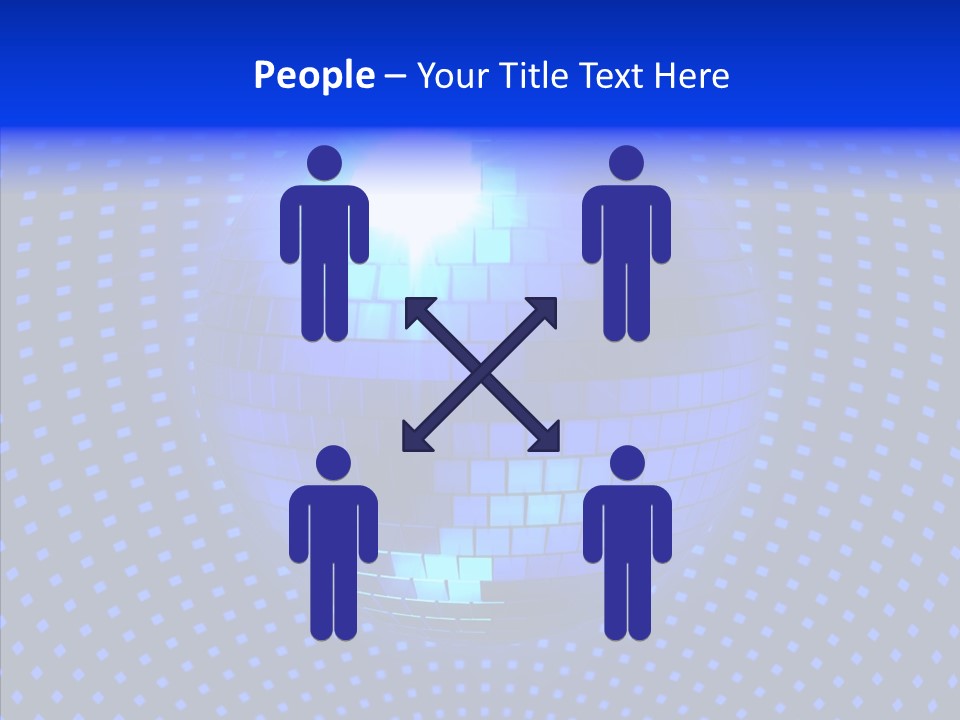 Spotlight Mirrored Light PowerPoint Template