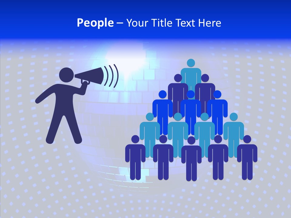 Spotlight Mirrored Light PowerPoint Template