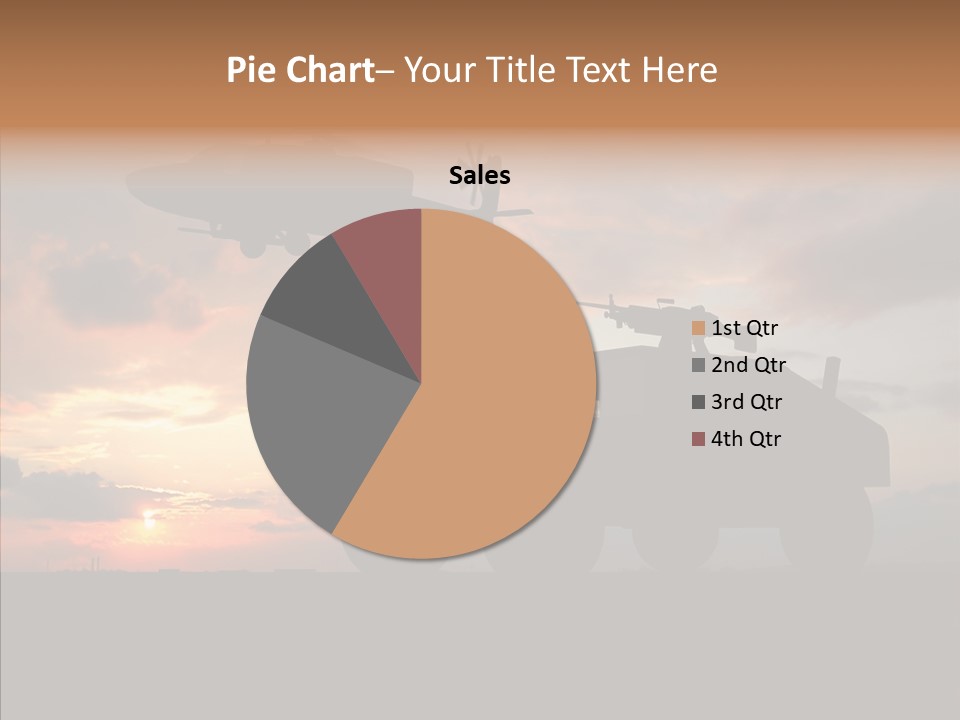 Helicopter Convoy Libya PowerPoint Template