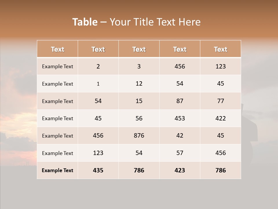 Helicopter Convoy Libya PowerPoint Template