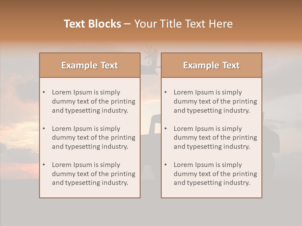 Helicopter Convoy Libya PowerPoint Template