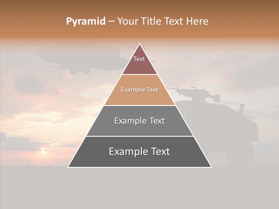 Helicopter Convoy Libya PowerPoint Template