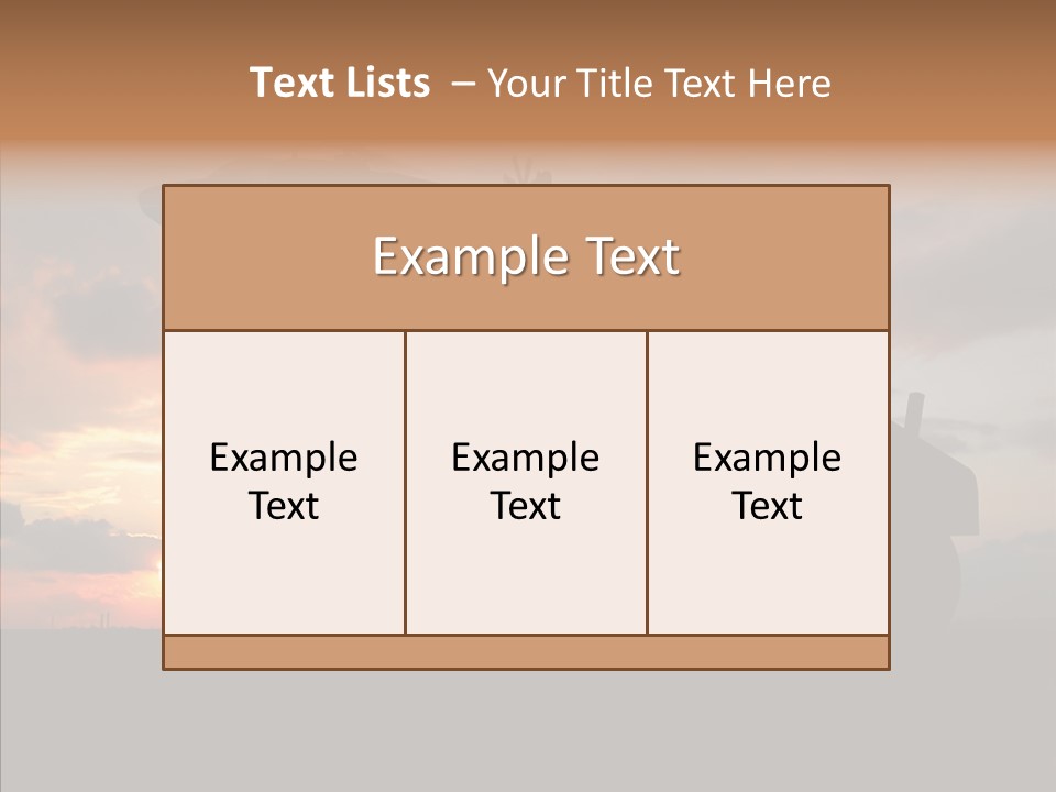 Helicopter Convoy Libya PowerPoint Template