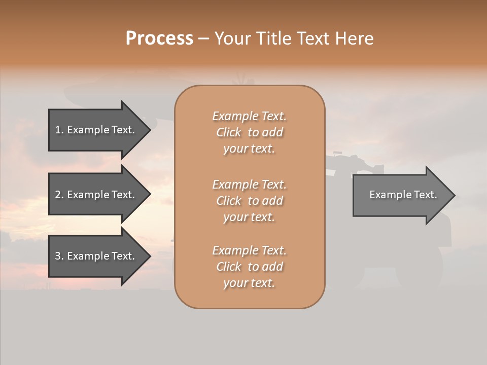 Helicopter Convoy Libya PowerPoint Template
